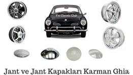 Vw Karman Ghia Jant ve Jant Kapakları